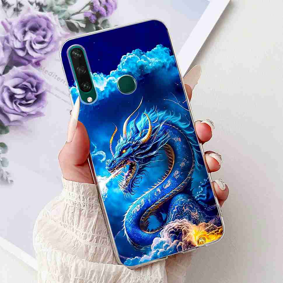 For Huawei Y6p Case Popular Painted Cover Soft Silicone Phone Case For Huawei Y 6p Y6p Y 7p Y7p Back Cover Bumper