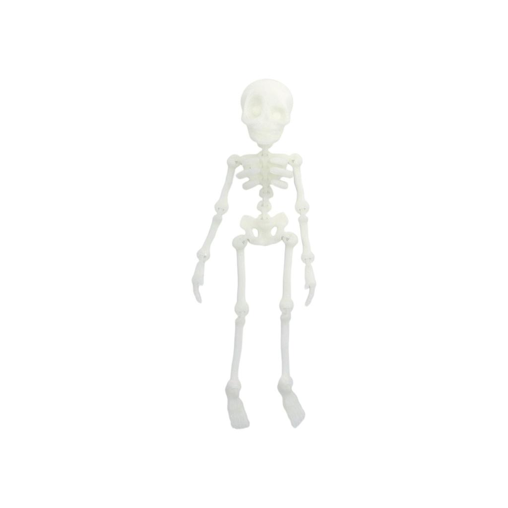 Напечатанный на 3D-принтере скелет, подвижный человеческий сустав, детская игрушка на Хэллоуин, креативный магнит на холодильник