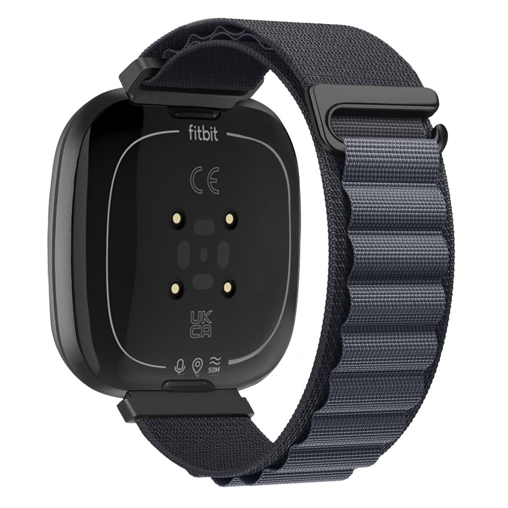 Нейлоновый ремешок Alpine Loop для умных часов Fitbit Versa 4/3, сменный спортивный браслет на запястье для Fitbit Sense 2/1, аксессуары