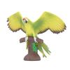 Parrot Decorative Figurine with Realistic Tree Stump Base Vivid Details Decorative Parrot Animal