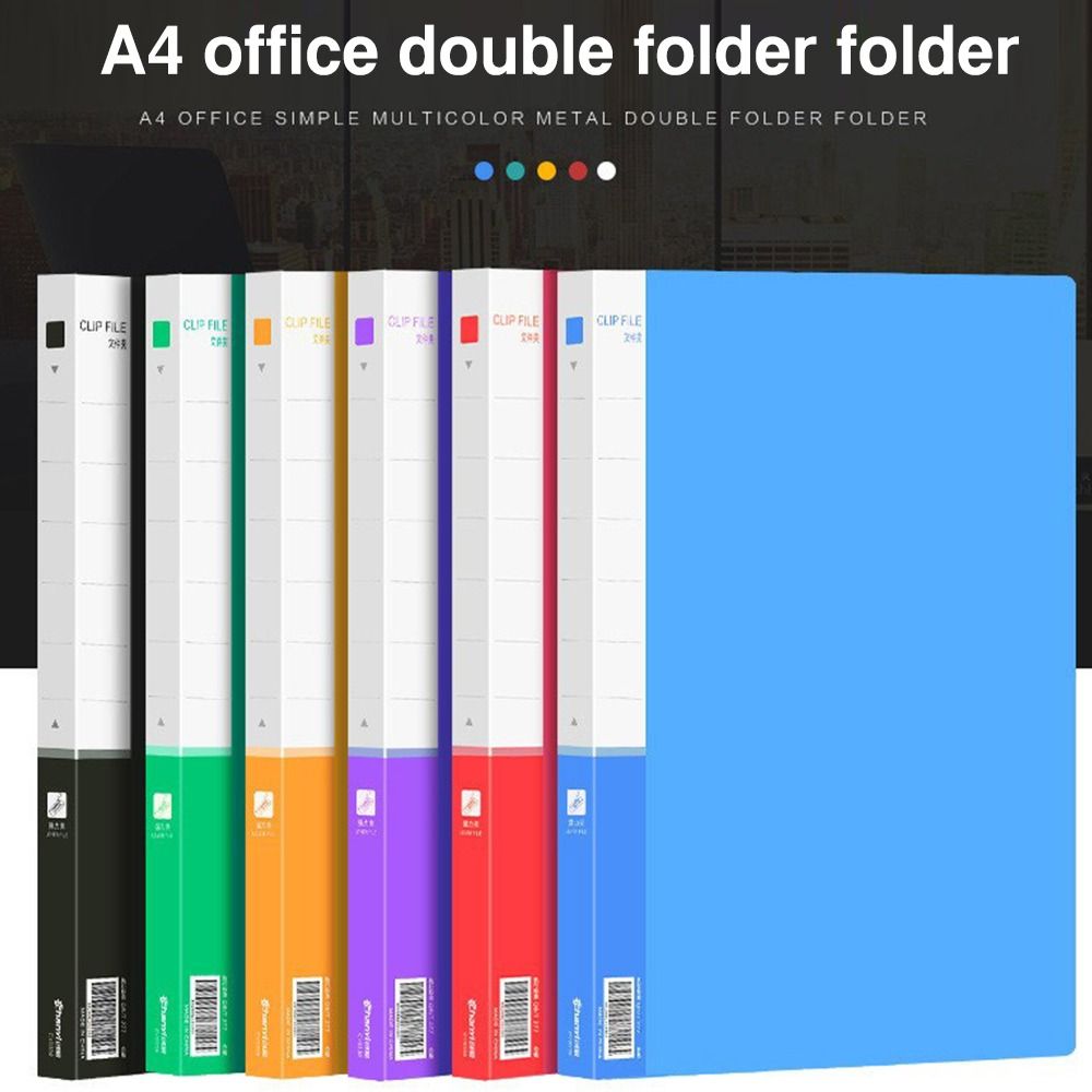 PP Document Bag Single Clip/Double Clips Archives Binder Simple File Bag Student Gift