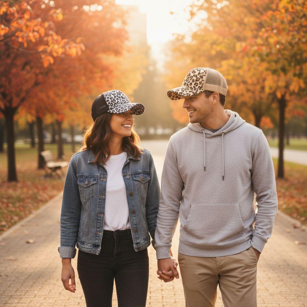 Hiphop Vintage Leopard Print Baseball Caps Adjustable Sun Visor Sunscreen Hat With Breathable Mesh Sports Cap Spring Autumn