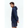 H M Sports Hoodie Loose Fit dryMove Navy Blue
