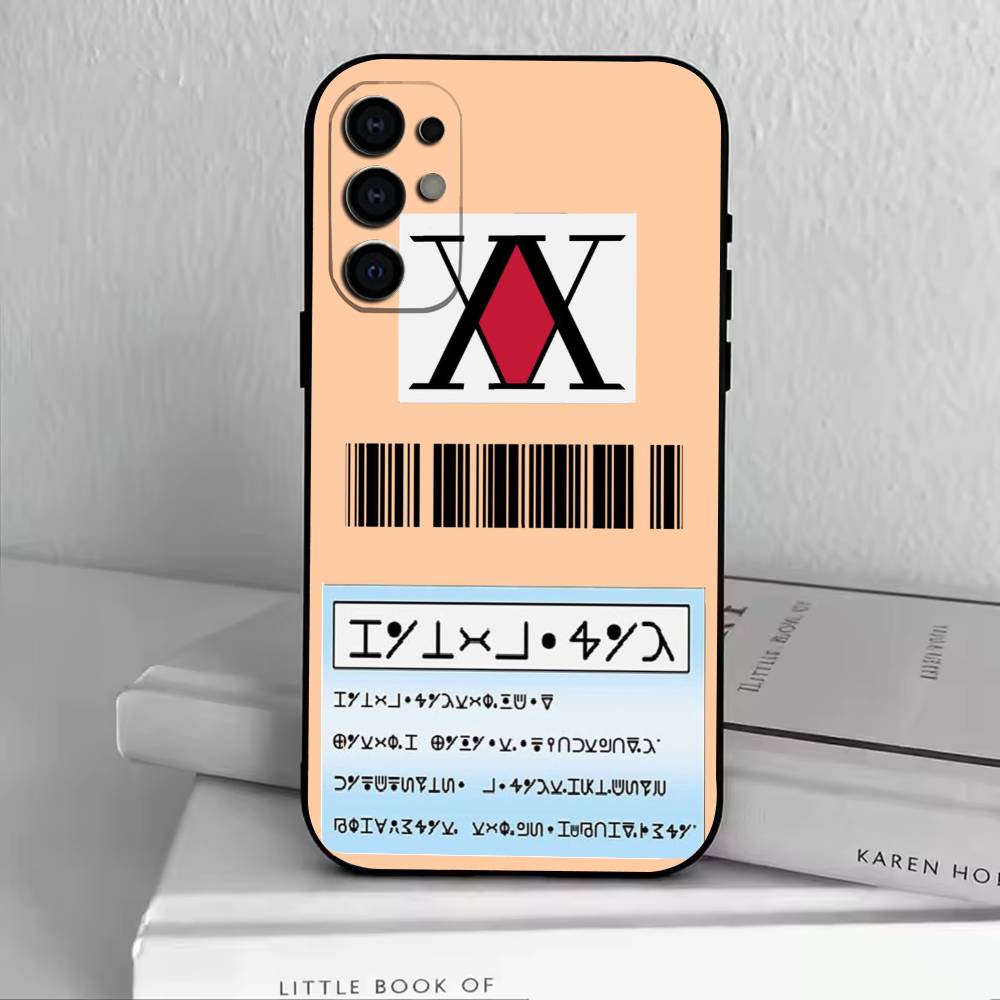 Чехол для телефона HxH Hunter X License Черный Силиконовый Мягкий Для Samsung S25,S24,S21,S22,S23,S30,Ultra,S20,Plus,Fe,Lite
