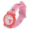 Kids Watch Cute Cartoon Waterproof Portable Adjustable Watch Birthday Gift for Girl Aged 3 To 8 Red