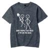 Casual Summer T-shirts for Men Women Some People Just Need A Pat On The Back Design Clothes Casual Short Sleeve Breathable Top