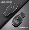 Для Mercedes-Benz TPU Чехол для ключа автомобиля E-Class/Class E300L/C260L/A200L Декоративный чехол для ключа автомобиля с кожаным узором Полная защита