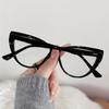Transparent Frame Computer Goggles PC Myopia Glasses Frame Retro Flat Mirror Eyewear  Women Girls