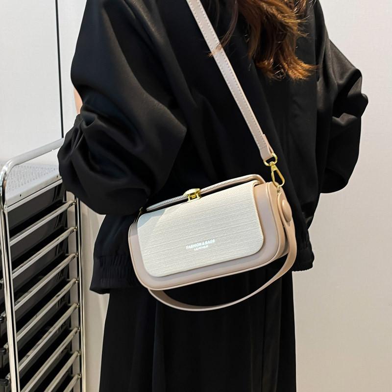 Винтажный цвет Однотонные сумки Вдохновленная ПУ Маленькая сумочка Замок Отделение Для повседневного использования