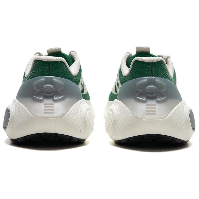 Новые износостойкие дышащие низкие кеды унисекс Under Armour Phantom 4, зеленый/белый 6007194-116