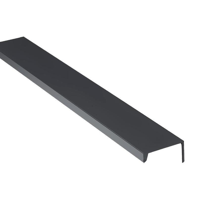 Ручки-скобы из алюминиевого сплава для шкафов, врезные, металлические, для ящиков шкафов, с саморезами 15 мм