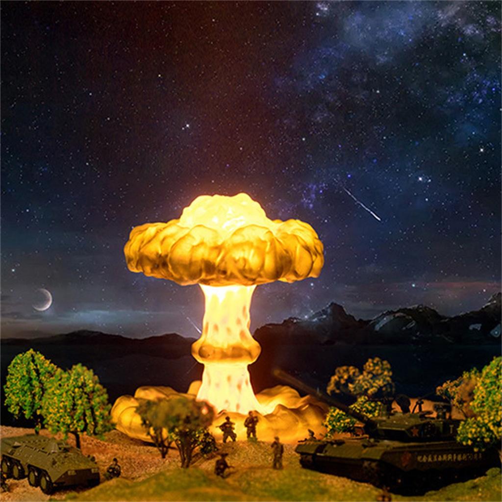 Настольная лампа Atomic Bomb Blast Cloud, 3D-лампа Cloud Blast, регулировка трех цветов