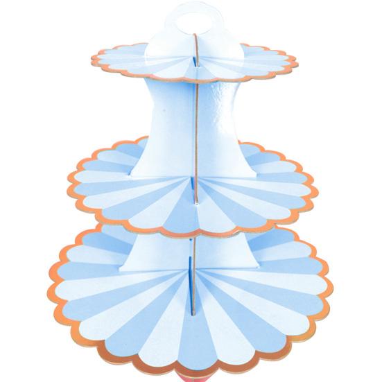 3-Layer Cupcake Dessert Paper Stand Display Rack Birthday Wedding Party Supplies