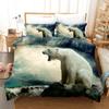 Polar Bear Bedding Set Animal Lovely Quilt Duvet Cover Sets Home Decor Bed Twin Single Queen King Size Fashion Scenery Kawaii