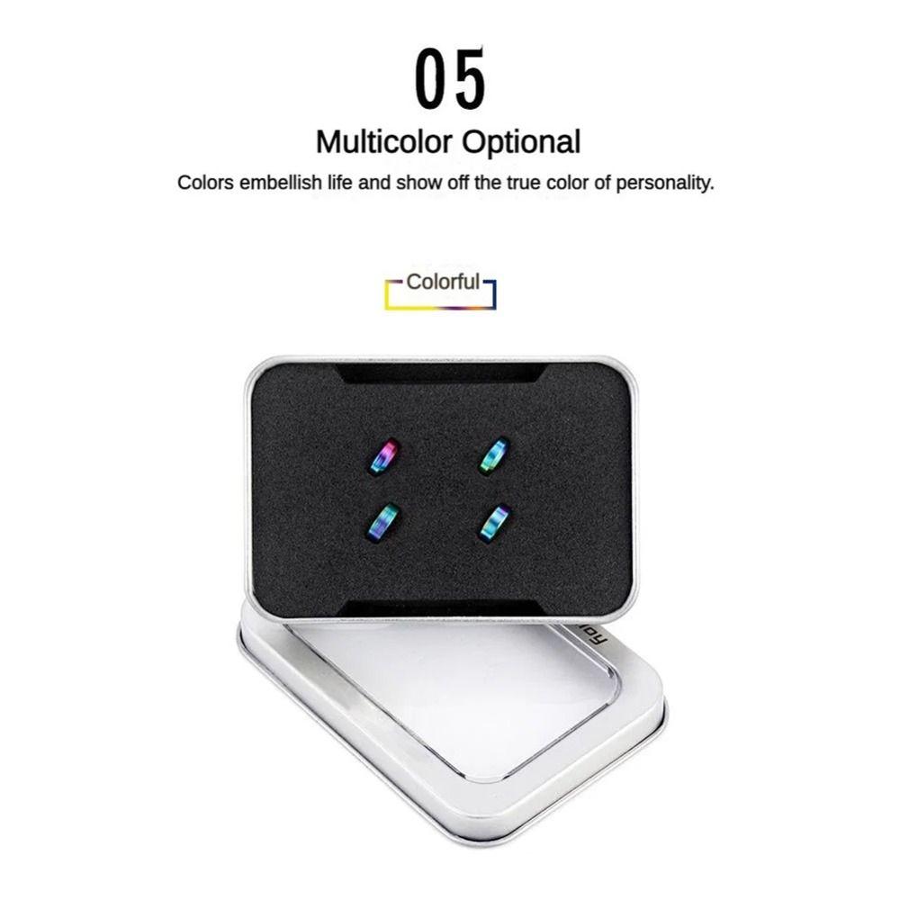 4 шт./компл. PVD-покрытие Проставка суппорта дискового тормоза Разноцветная Проставка монтажного болта MTB Шайба M6