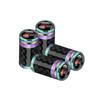 NRYJK1 4PCS Carbon Fiber Car Emblem Wheel Tire Valve Stem Cap Airtight Cover For Volkswagen Vw Tiguan Jetta Mk6 Scirocco GTI Polo 6R R