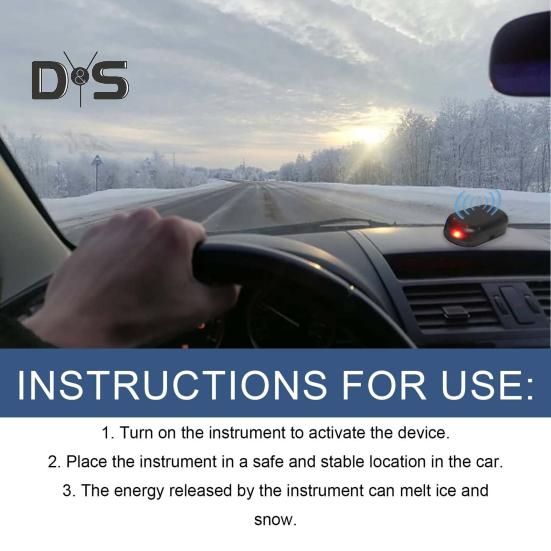 Портативный беспроводной набор для размораживания автомобиля с электромагнитной технологией - 3 штуки