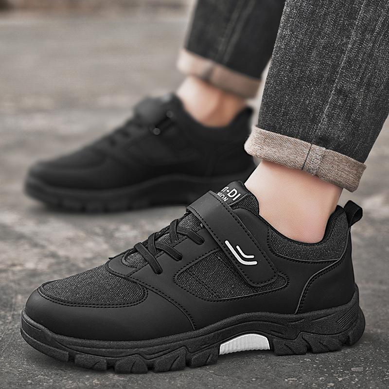 2025 осень новая мужская обувь для ходьбы модный тренд липучка спортивная одинарная обувь для альпинизма бега мужская обувь