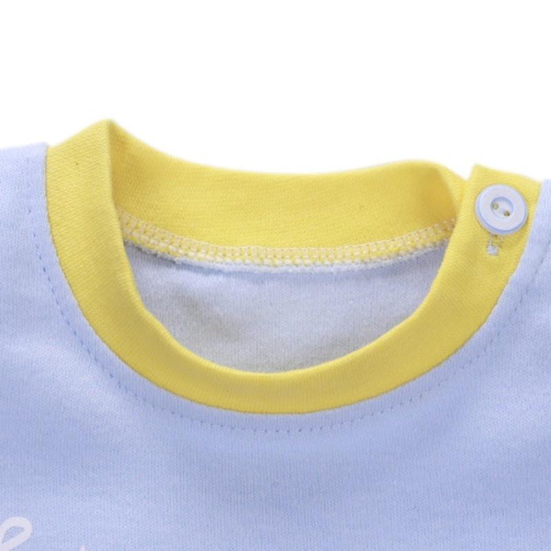 Комплект детского нижнего белья для детей 0-4 лет, детские пижамы, костюм из 2 предметов, комплект спортивной одежды с длинными рукавами, осенний хлопок