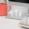Креативные настольные украшения, 3D-печатные раскрашиваемые фигурки, Неокрашенные чисто-белые персонажи, Коллекционные модели для ручной росписи, DIY, Многопозиционные