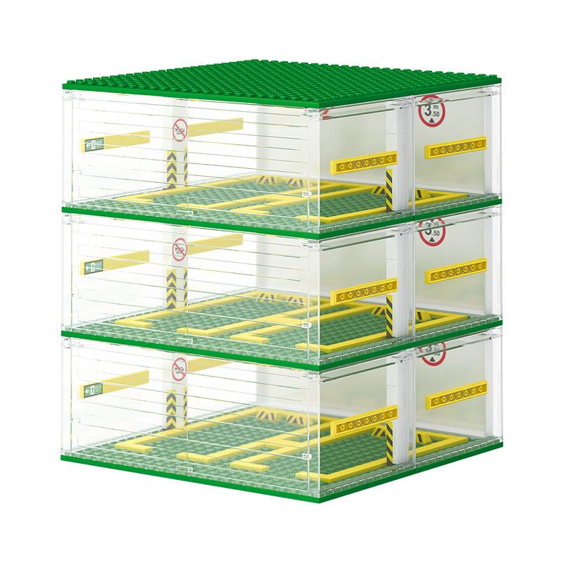 S5109 известный автомобильный мир 3D парковка для хранения витрина строительные блоки детские игрушки подарки модель автомобиля коллекция игрушек