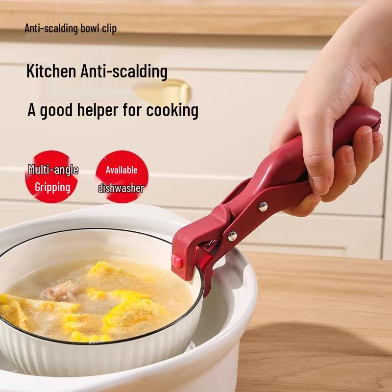 Anti-Scald Silicone Non-Slip Dish Lifter - Multifunctional Clip