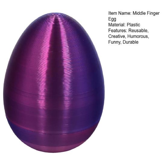 Пасхальное яйцо в форме среднего пальца, 3D-печатные пасхальные сюрпризы, пасхальная корзина, необходимые креативные подарки для розыгрышей для взрослых