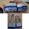 Reinforced Heavy Duty keyed Padlock Long Padlock Weatherproof Laminated Padlock for Garden Shed Garage, Fence, Storage Units, Outdoor Indoor Use