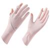 Anti-UV Sunscreen Gloves Touch Screen Driving Mittens New Ice Silk Gloves  Women Men