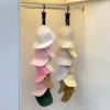 Yousheng Cap Holder for Cupboard Baseball Cap Hanger with 8 Clips Wall Vertical Hat Organizer for Wardrobe Sports Caps Hats Storage