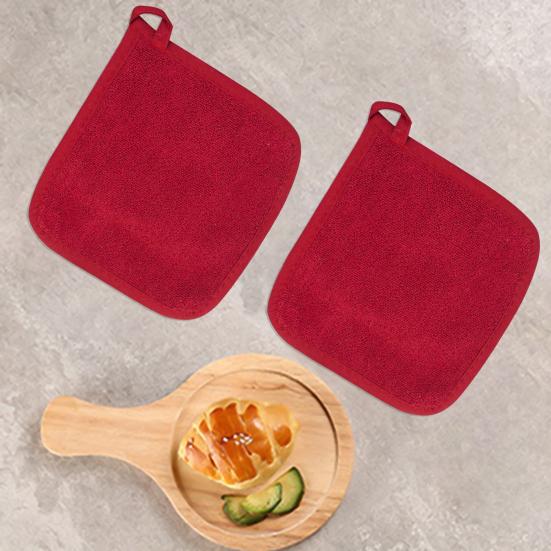 2 шт. варежки для выпечки дышащие антиожоговые хлопковые нескользящие прихватки для духовки для ежедневного использования