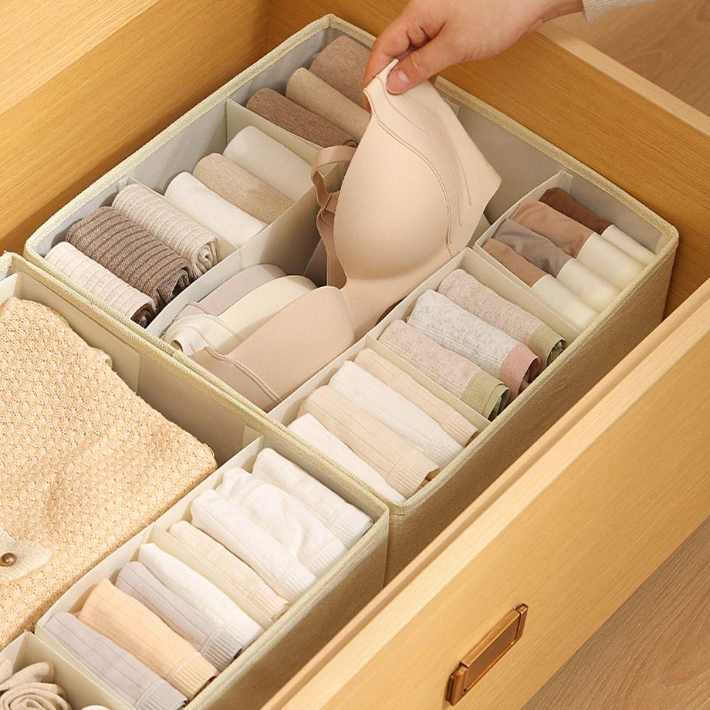 Dustproof Bra Storage Case Foldable Wardrobe Socks Organizer Convenient Underwear Storage Box Home