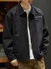 Vintage Washed Outdoor Tooling Jacket Men'S Trendy Brand Embroidered Lapel Jacket Loose Casual Cotton Top