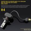 H4 LED Headlight Bulb, 50W 6500K 8000Lumens Extremely Brigh (9003 Hi/Lo) CSP Chips Conversion Kit