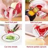 1/3 шт. 3 в 1 Magic Trio Peeler Set Slicer Shredder Peeler Julienne Cutter Multifunction Peel Blade Zester Grater Kitchen Tool