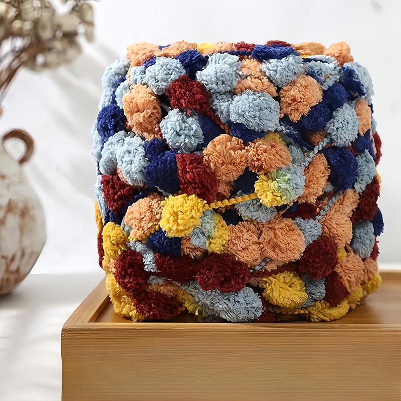 100 г Меланжевая швейная фурнитура Смешанный цвет Ручная работа Крючком Вязание Ткачество Толстая пряжа Плюшевая Многоцветная