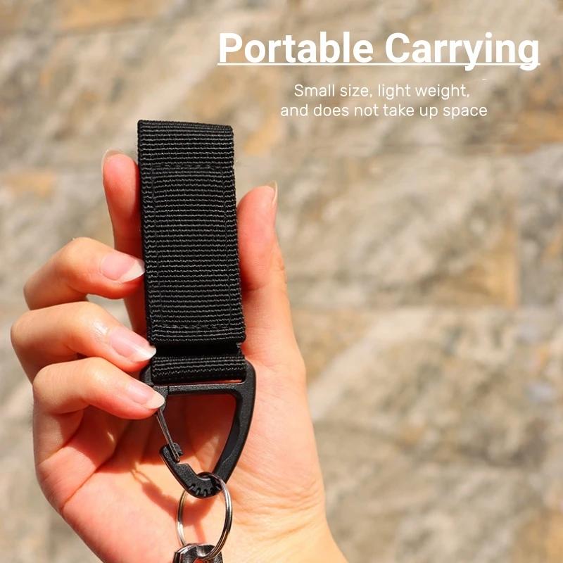 2 шт., тактическая подвесная пряжка, нейлоновый ремень, треугольная пряжка для рюкзака, крючок, уличный карабин, новый