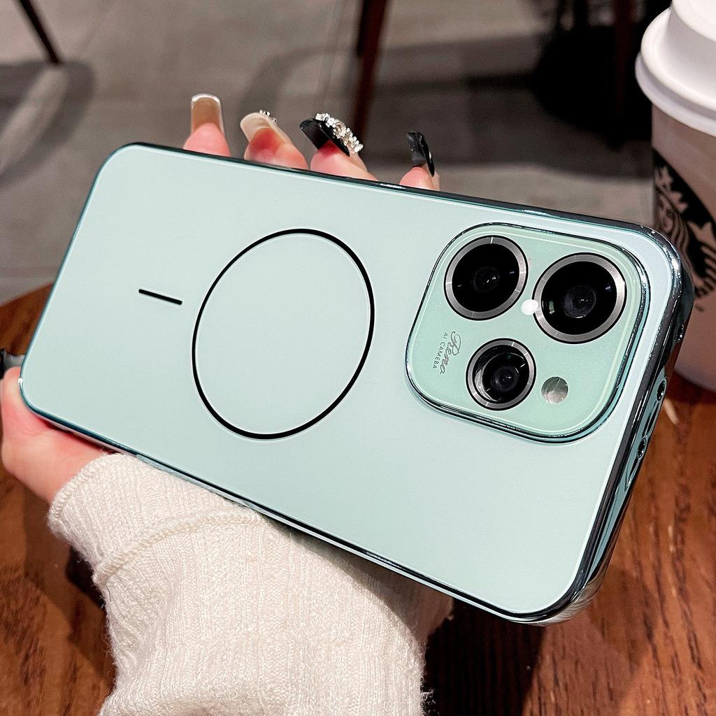 Применимо к чехлу для мобильного телефона opporeno11pro, магнитное притяжение, Reno11, всестороннее покрытие объектива, reno11pro, матовый, 11, защита от падения