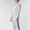 Adidas Мужская толстовка с круглым вырезом Originals Trefoil светло-серого цвета CY4573