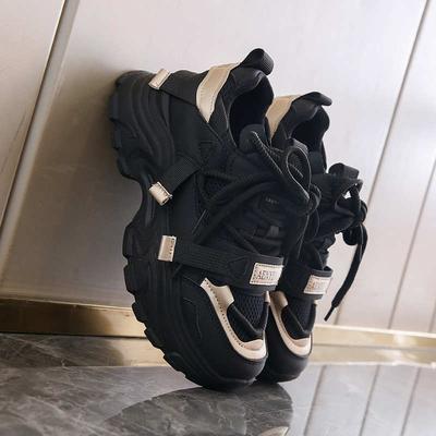 Мода Увеличивает Рост Зимняя Обувь на Платформе Оксфорды Черные Каблуки Роскошные Женские Дизайнерские Кроссовки Спортивная Обувь Известный Бренд