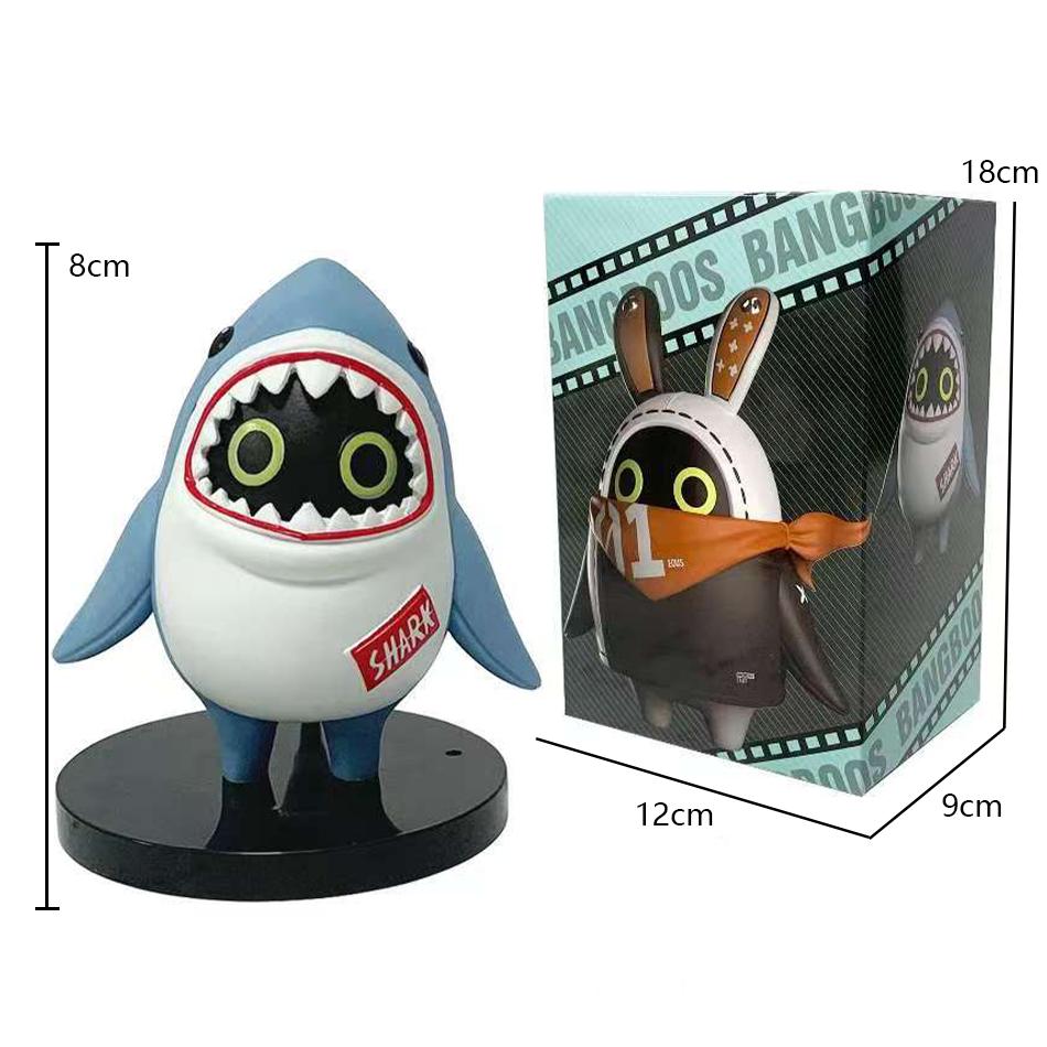 Игра Zenless Zone Zero Фигурка Bangboo EOUS Sharkboo Amillion Милые Мультяшные Аксессуары ПВХ Мягкая Резина 3D Фигурка Украшение Подарки