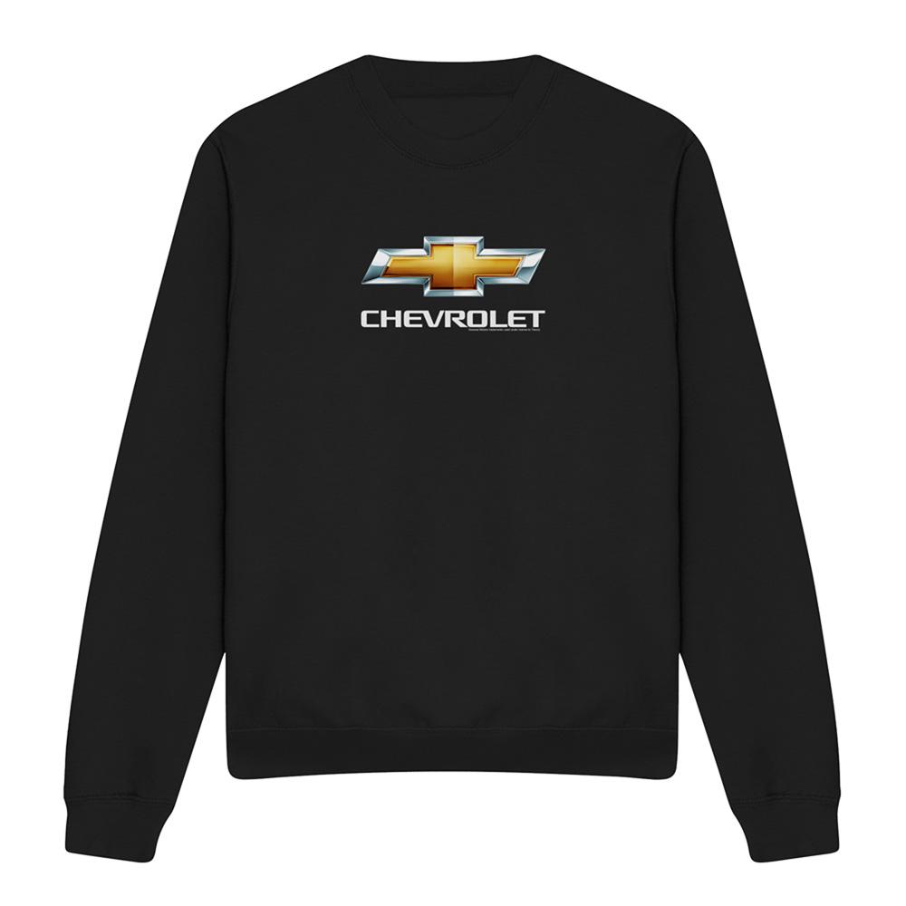 Chevrolet Unisex Adult Bowtie Stacked Sweatshirt