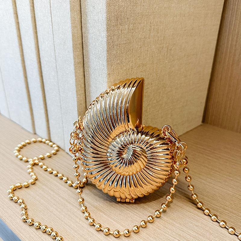 Металлическая мини-сумка из цинкового сплава, женская сумка-мессенджер через плечо, индивидуальная сумка с металлической цепочкой и акриловым корпусом