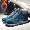 Мужские зимние плюшевые ботильоны, женские водонепроницаемые плюшевые зимние ботинки, мужская походная обувь, уличные кроссовки, треккинговые ботинки для пары