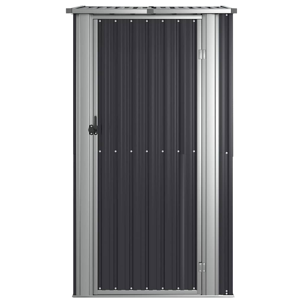 Garden Shed Anthracite Grey 118.5 x 97 x 209.5 cm Galvanized Steel