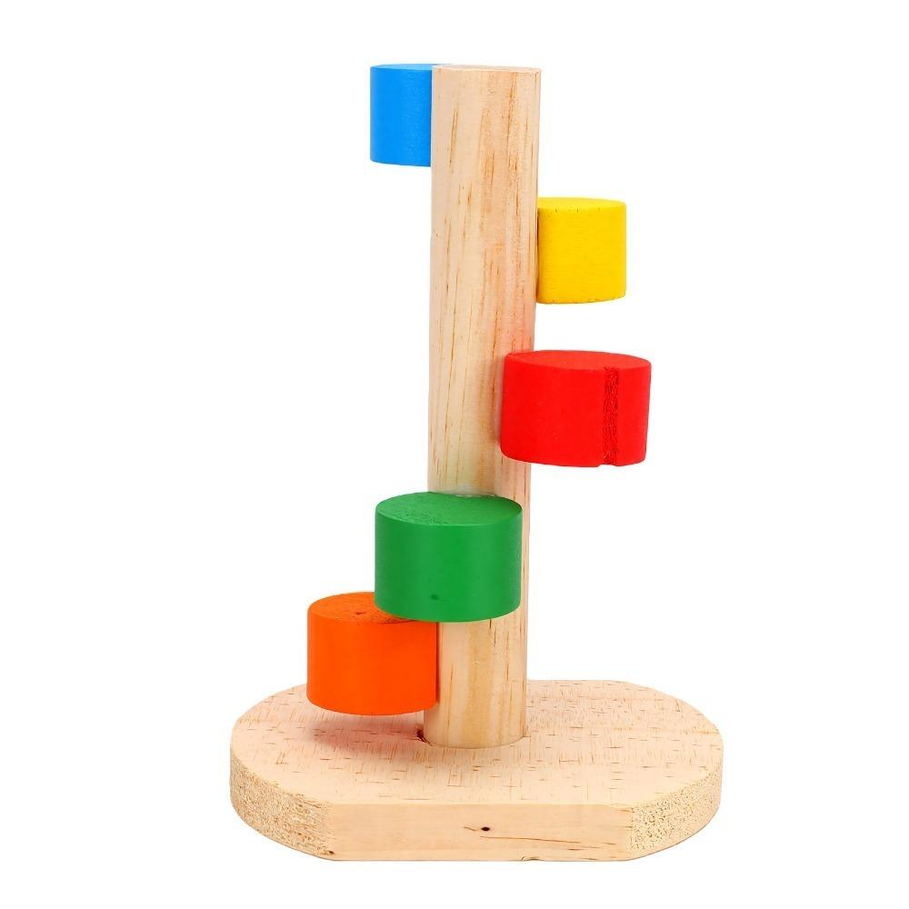 Colorful Pet Climbing Ladder Wood Hamster Training Toy Cute Small Animal Toy  Guinea Pigs