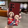 Virgin Mary And Jesus Heart Cover For Samsung Galaxy S22 S23 Ultra Note 20 S8 S9 S10 Note 10 Plus S21 S20 FE Back Case