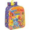 Daycare Backpack - SAFTA - Superthings Guardians of Kazoom - 22x27x10 Cm - Multicolored - Adaptable Trolley