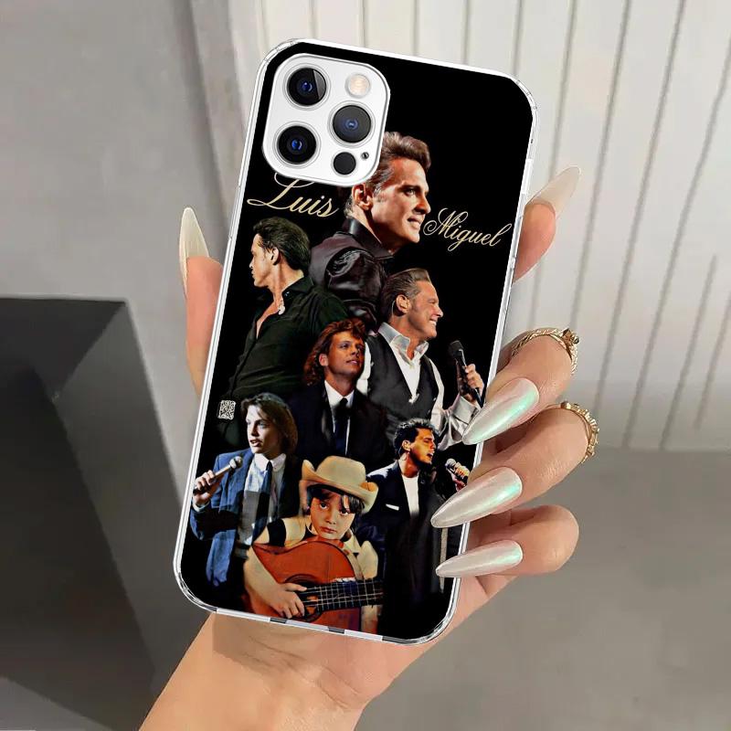 L-Luis M-Miguel Singer Phone Case for Iphone 17 Air 16 15 Plus 14 13 Mini 12 11 Pro Max 16E 7 8 SE 2020 Soft Funda Print Shell 1