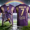 26 Ronaldo #7 Fan Edition Football Jersey 3D Print Men Women Children T-shirt Summer Daily Sports Breathable Casual Short Sleeve